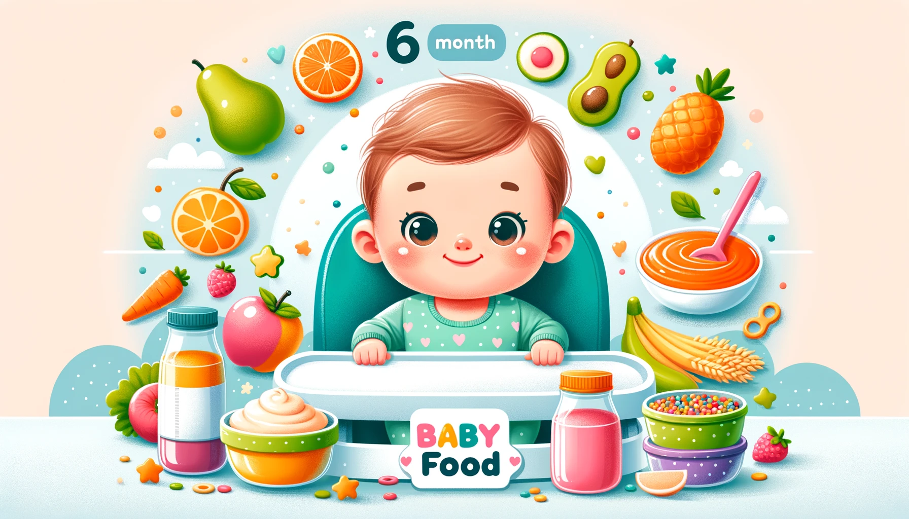 Guide : Alimentation d’un bébé de 6 mois