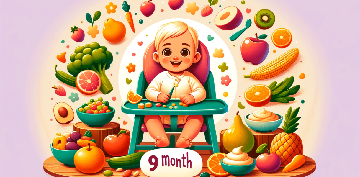 Alimentation bébé 9 mois